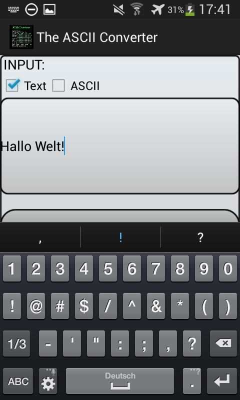 The ASCII Converter скриншот 1