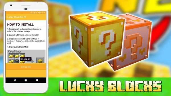 Lucky Blocks Mod for Pocket Edition screenshot 1