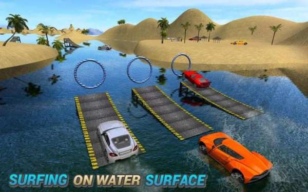 Water Surfing – Car Driving 3D screenshot 9