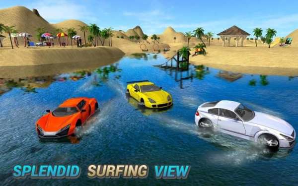 Water Surfing – Car Driving 3D screenshot 7