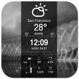 ikon tablet weather battery widget
