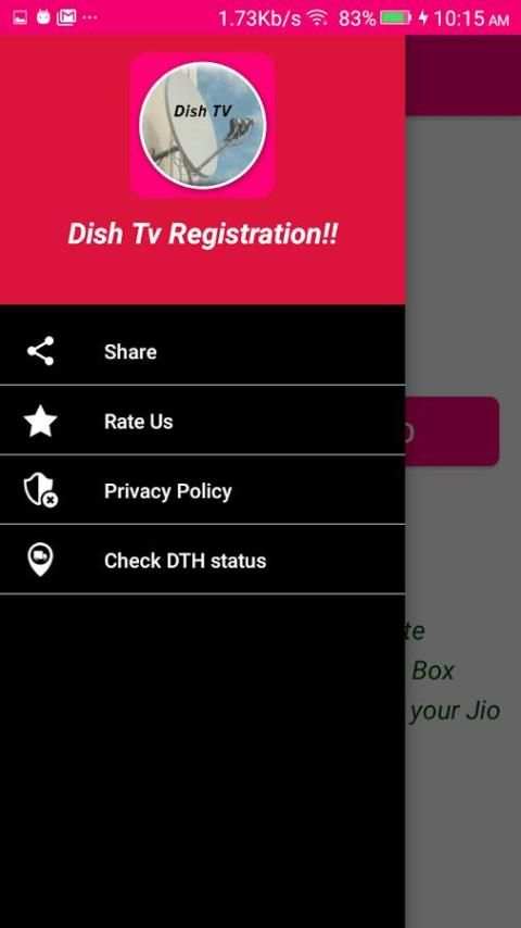 Free Jio Dish TV Registration स्क्रीनशॉट 1