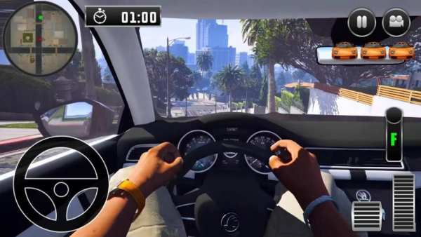 City Driving Skoda Car Simulator स्क्रीनशॉट 2