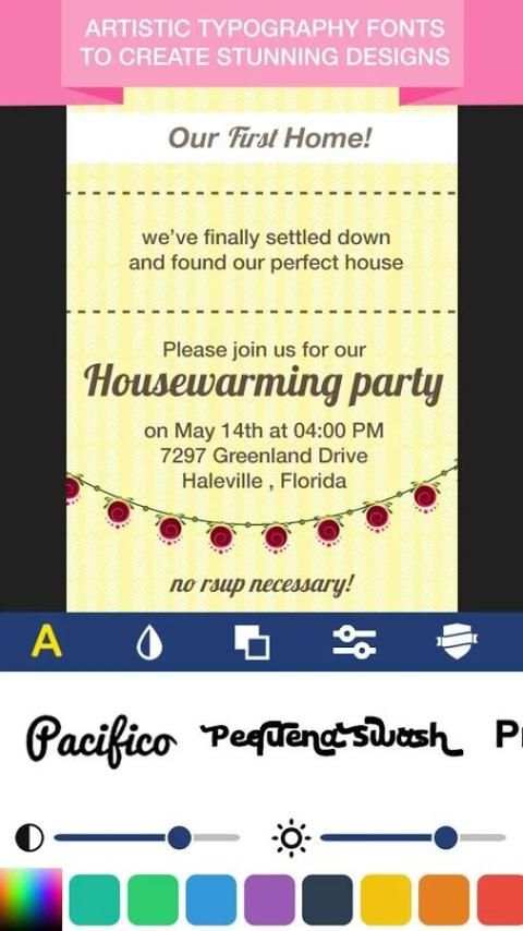 Invitation Maker-Invite Maker & Flyer Creator скриншот 1
