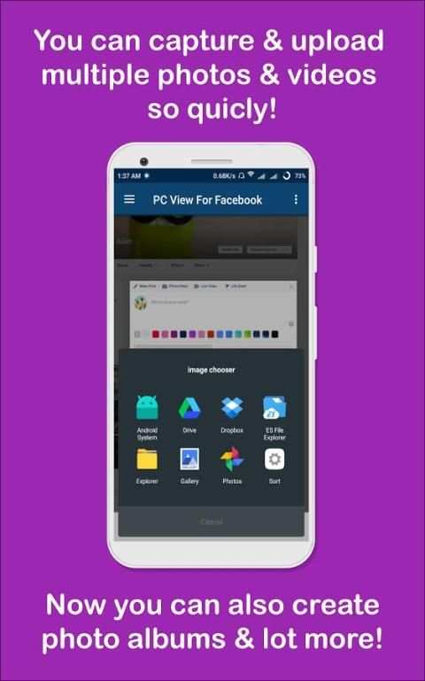 PC View For Facebook screenshot 5