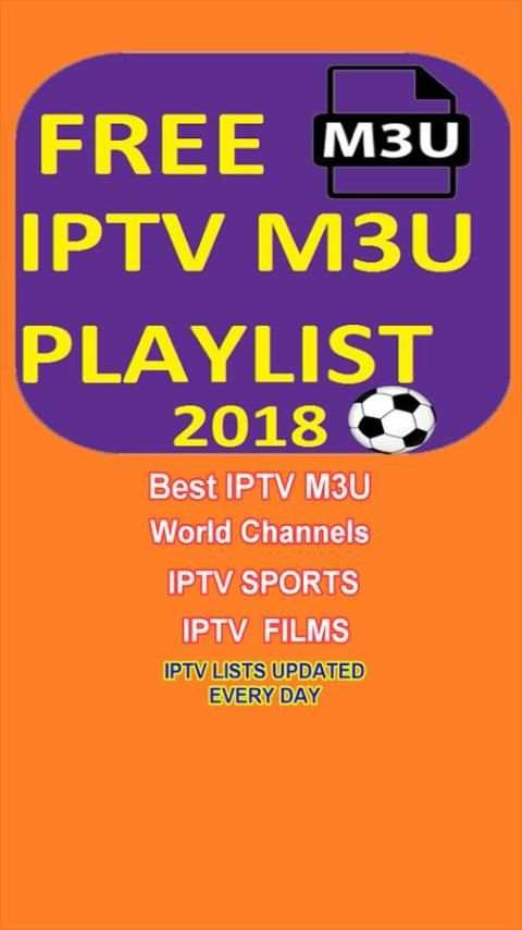 IPTV M3U PLAYLIST 2018 скриншот 1