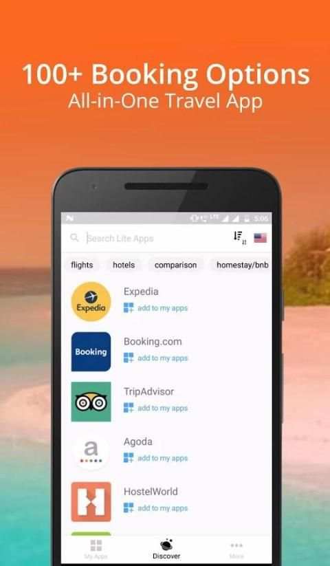 Travelite - Flight Train Hotel All-In-1 Travel app screenshot 3