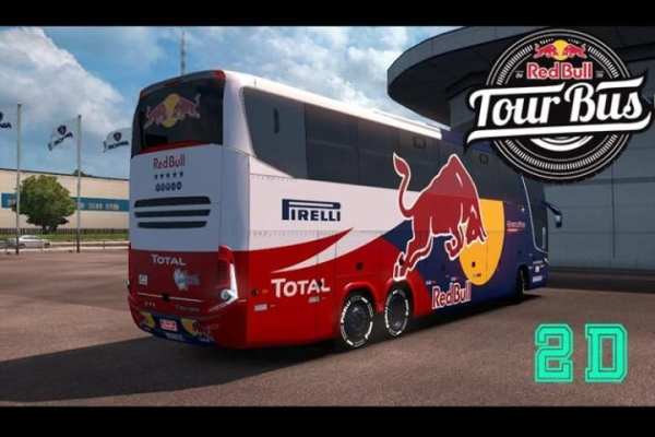 Bus Redbull Tourist Simulator screenshot 2