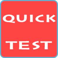त्वरित टेस्ट अंग्रेजी