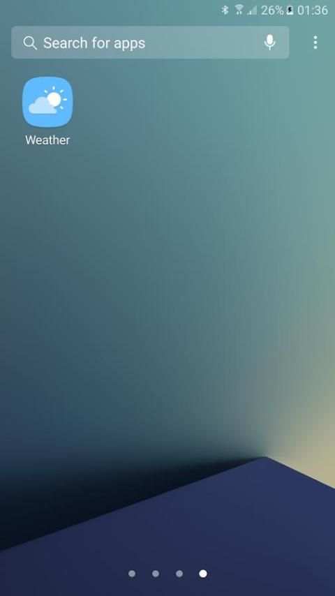 Weather Launcher for Galaxy screenshot 1