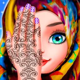 Muslim Hijab Makeover And Hand Art