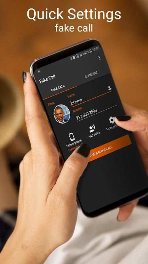 Fake Call Galaxy 5 تصوير الشاشة
