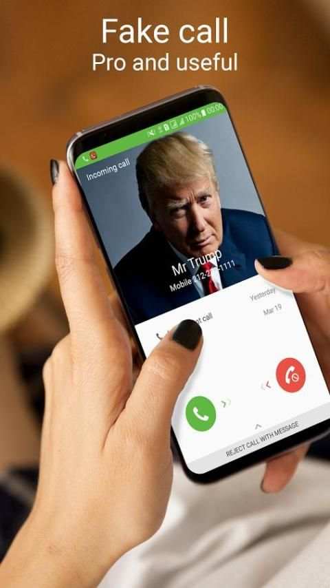 Fake Call Galaxy 1 تصوير الشاشة