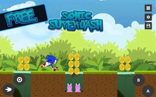 Super Sonic: Adventure Dash скриншот 1