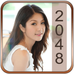 Hot Girl 2048 Puzzle أيقونة