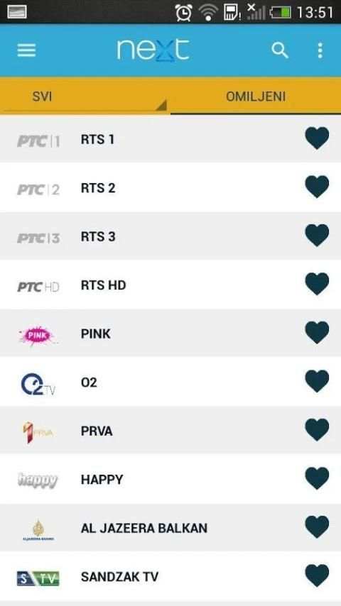 Next IPTV screenshot 2
