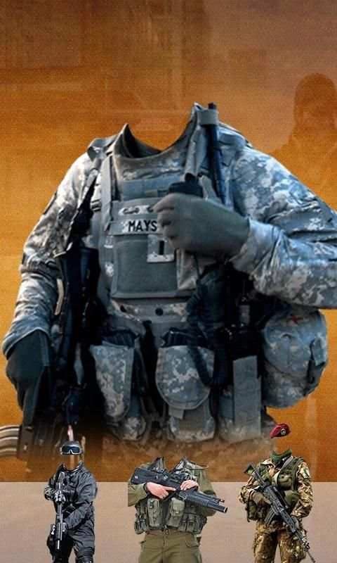 Pak commando suit editor-dress changer face swap 5 تصوير الشاشة