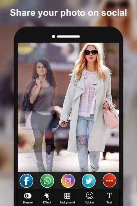 Photo Blender : Blender Camera स्क्रीनशॉट 1