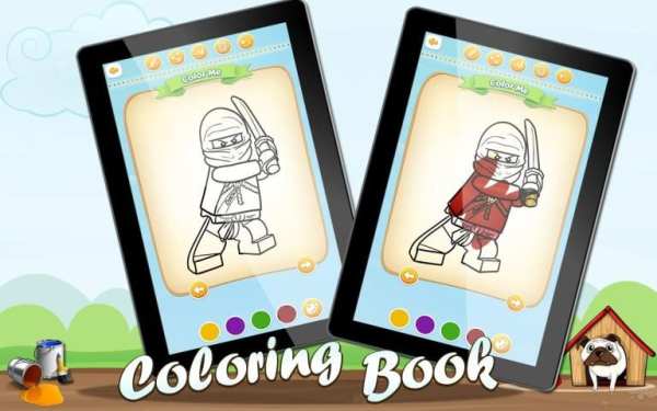 Coloring NinjaGo Battles Lego screenshot 4