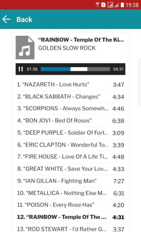 Slow Rock 70's screenshot 5