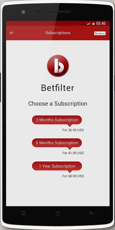 BF Browser by Betfilter - Stop Gambling Today! screenshot 5