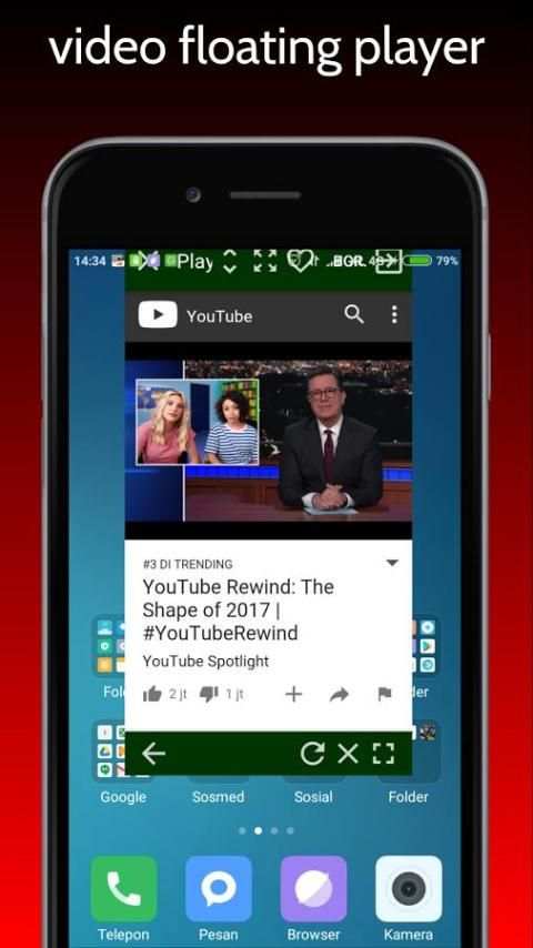 Pop Up Video Player Floating : Video Popups скриншот 1