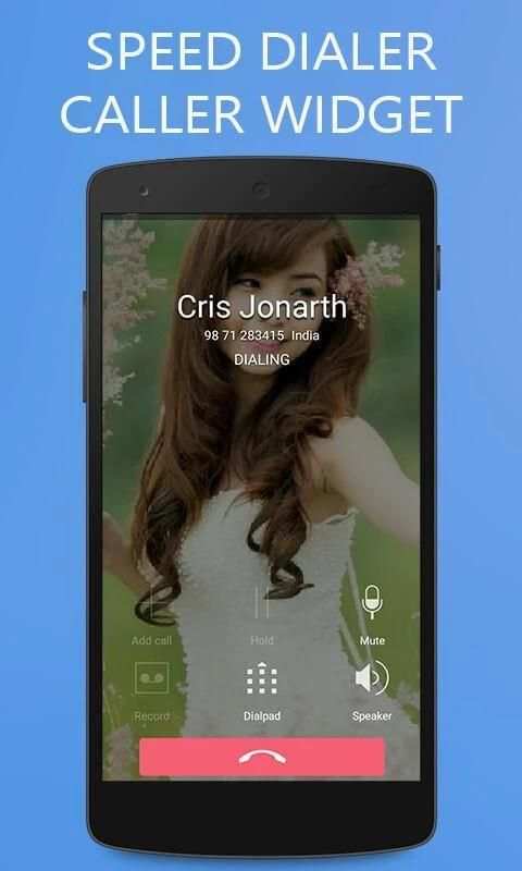 Speed Dialer & Caller Widget स्क्रीनशॉट 1