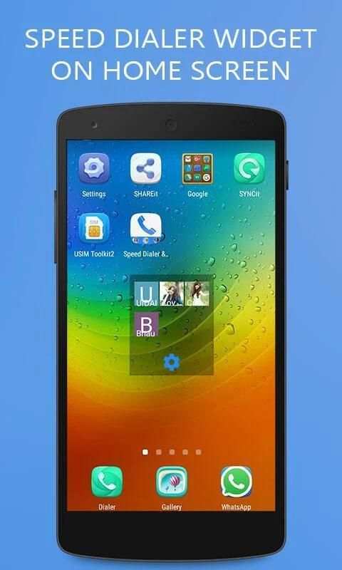 Speed Dialer & Caller Widget скриншот 4