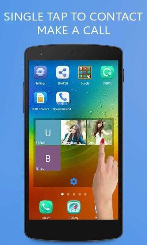 Speed Dialer & Caller Widget скриншот 2