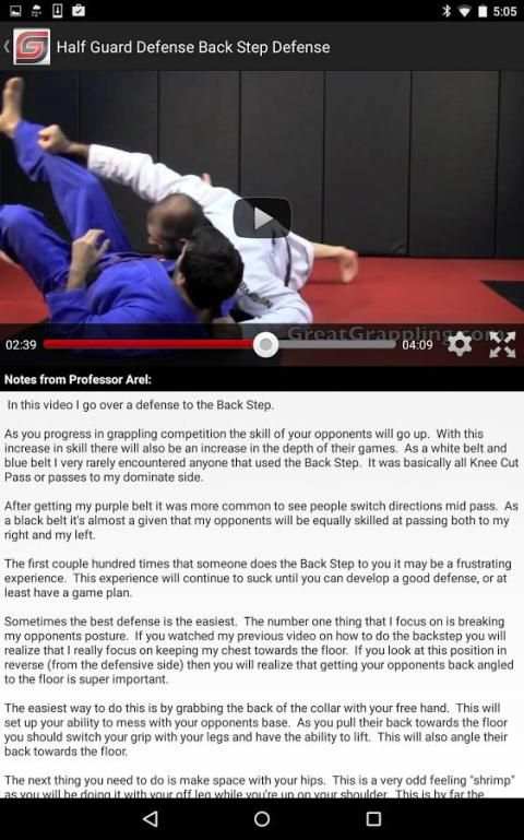 Great Grappling Jiu-Jitsu screenshot 1