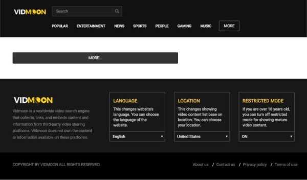 Vidmoon - Video search & watch screenshot 1