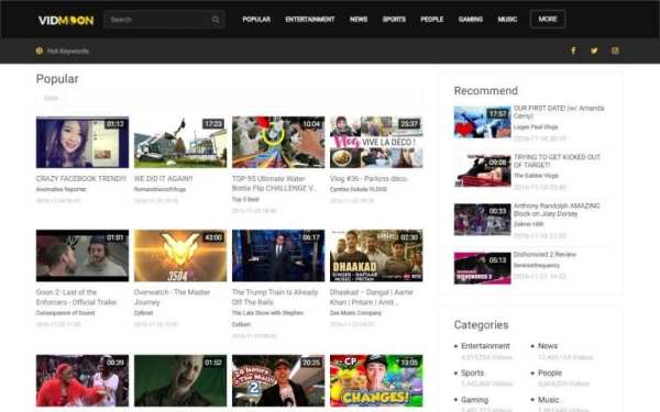 Vidmoon - Video search & watch screenshot 9