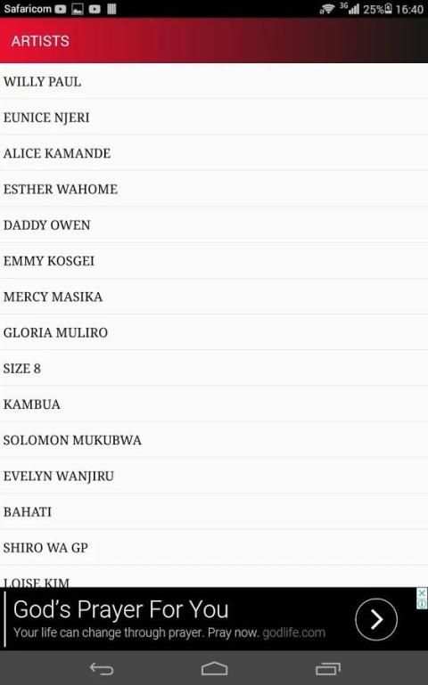 Kenya Music Lyrics screenshot 2