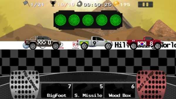 Hill Racing World скриншот 1
