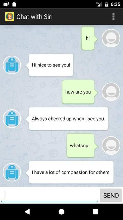 ALICE Chatbot screenshot 1