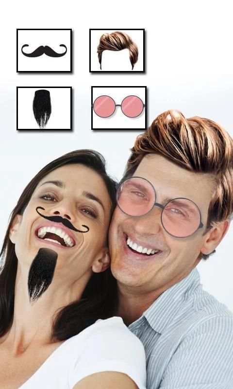 Man Mustache Beard Face Maker screenshot 2