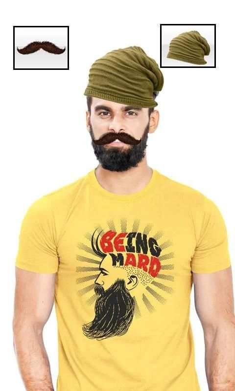 Man Mustache Beard Face Maker screenshot 1
