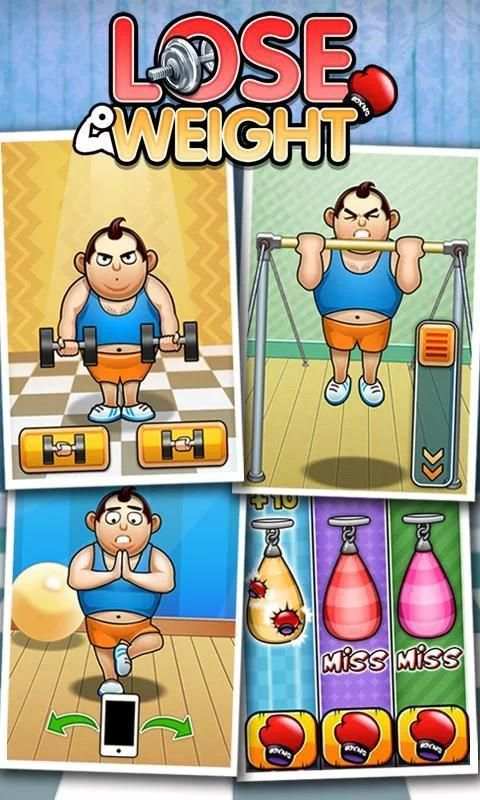 Fat Man Fitness - Mini Games स्क्रीनशॉट 2