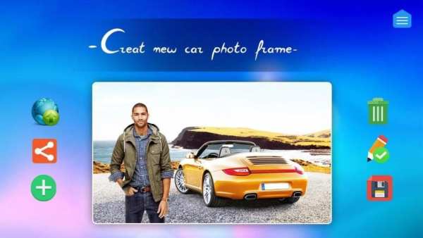 Car Photo Frame स्क्रीनशॉट 1