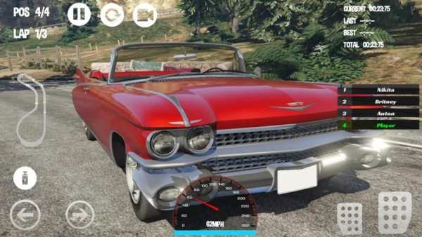 Car Racing Cadillac Game screenshot 1