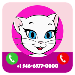 ikon Fake Call From Talking kitten Angela 2017
