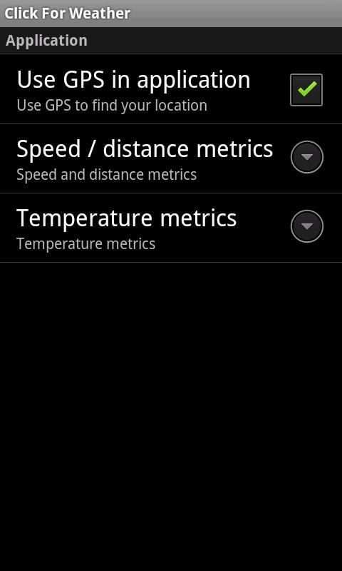 Click For Weather screenshot 1