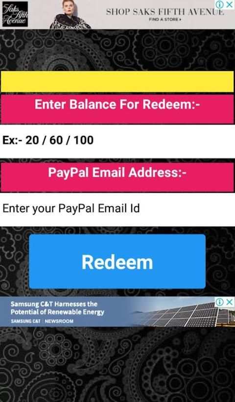 Earn Money - Free PayPal Dollars स्क्रीनशॉट 1