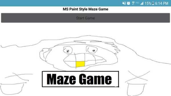 MS Paint Maze Game screenshot 2