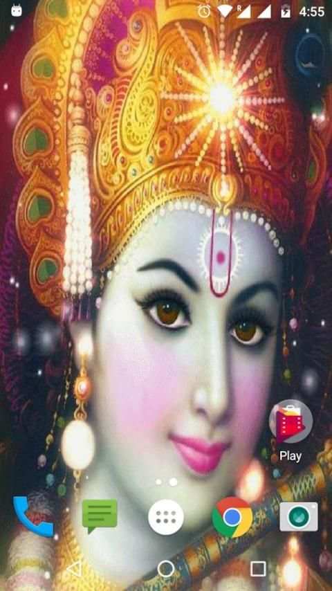 Lord Krishna Live Wallpaper स्क्रीनशॉट 1