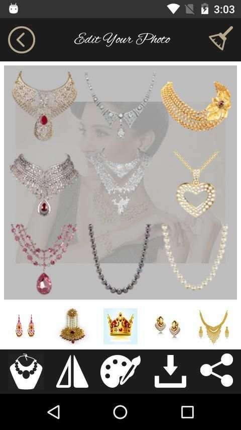 Jewellery Photo Editor screenshot 1
