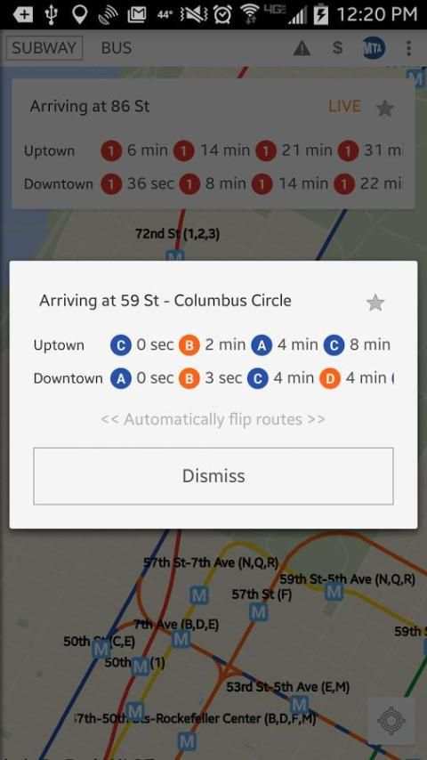 NYC Bus & Subway Live screenshot 9