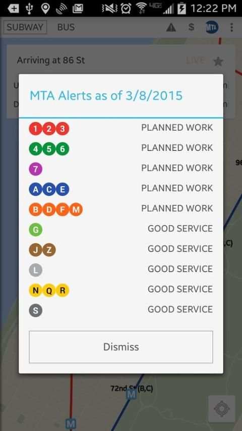 NYC Bus & Subway Live screenshot 8