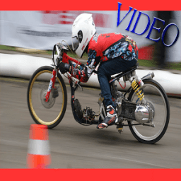 drag motor and mobil icon