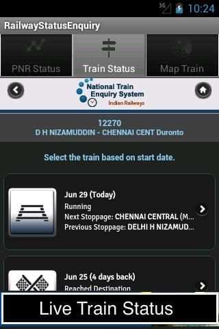 Railway Status Enquiry स्क्रीनशॉट 7